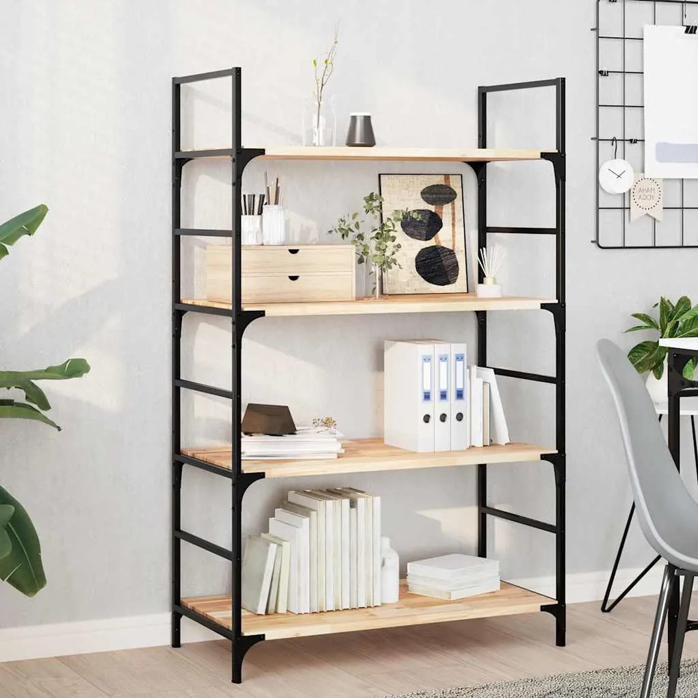 vidaXL Prateleiras flutuantes 2pcs 80x40x2cm acácia maciça não tratada