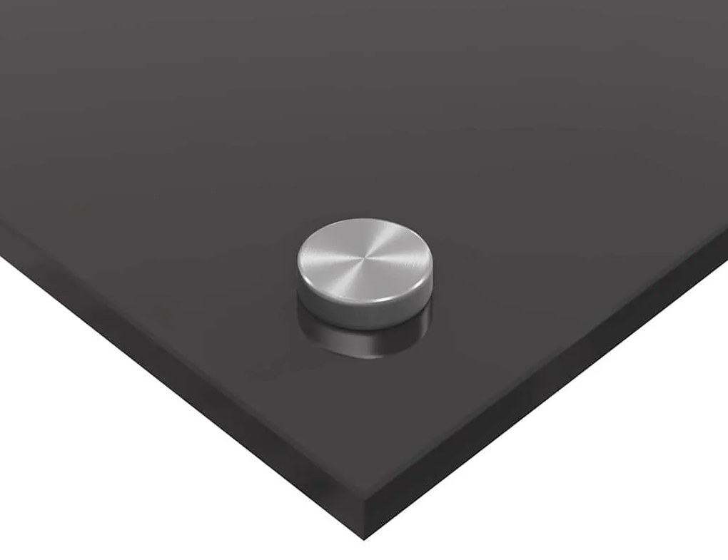 Protetor de parede de cozinha vidaXL Cinza Escuro 70x40x0,6 cm em vidr