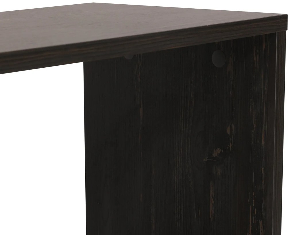 Móvel TV Zigzag – Castanho Escuro – 120 cm x 40 cm x 30 cm