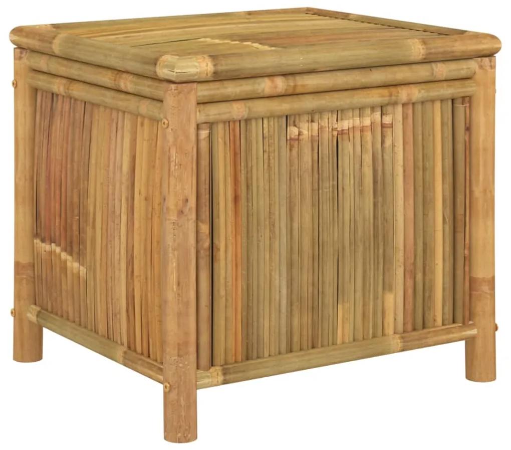 Caixa de arrumação para jardim 60x52x55 cm bambu