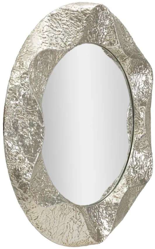 ESPELHO REDONDO Ø104X7 CM (TAMANHO INTERNO DO ESPELHO Ø70 CM) PRATEADO