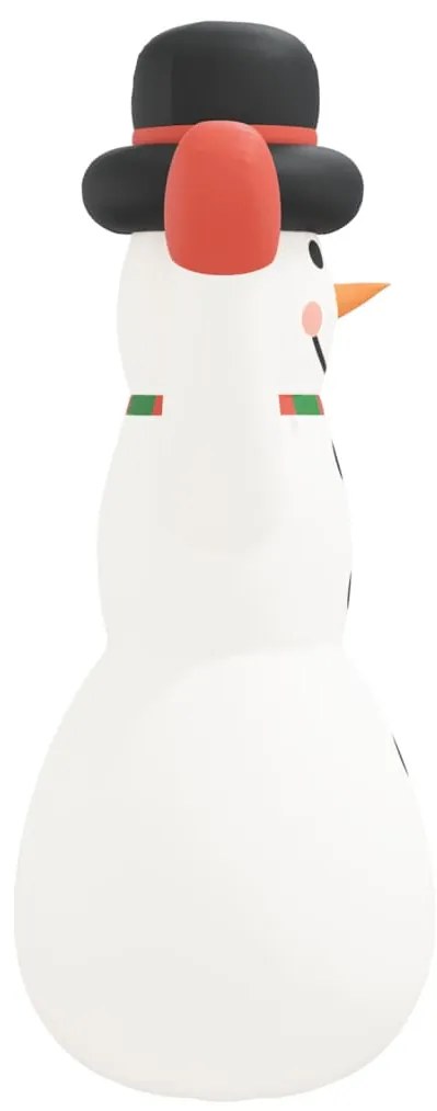 Boneco de neve insuflável com luzes LED 1000 cm