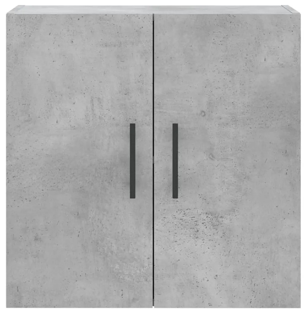 Armário parede 60x31x60cm derivados de madeira cinzento cimento