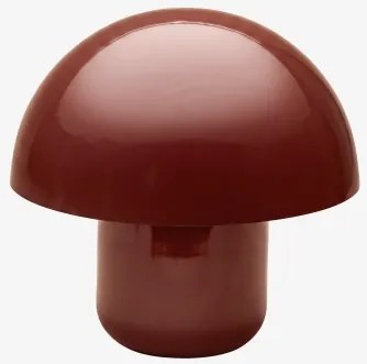 Lâmpada De Mesa ↑30 Cm Em Ferro Zyora Vinho Tinto - Sklum