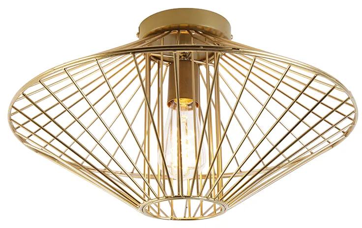 Design plafondlamp goud - Zahra Design