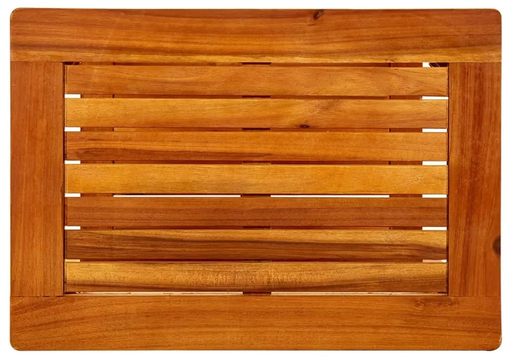 Mesa de centro 50x35x45 cm madeira de acácia maciça
