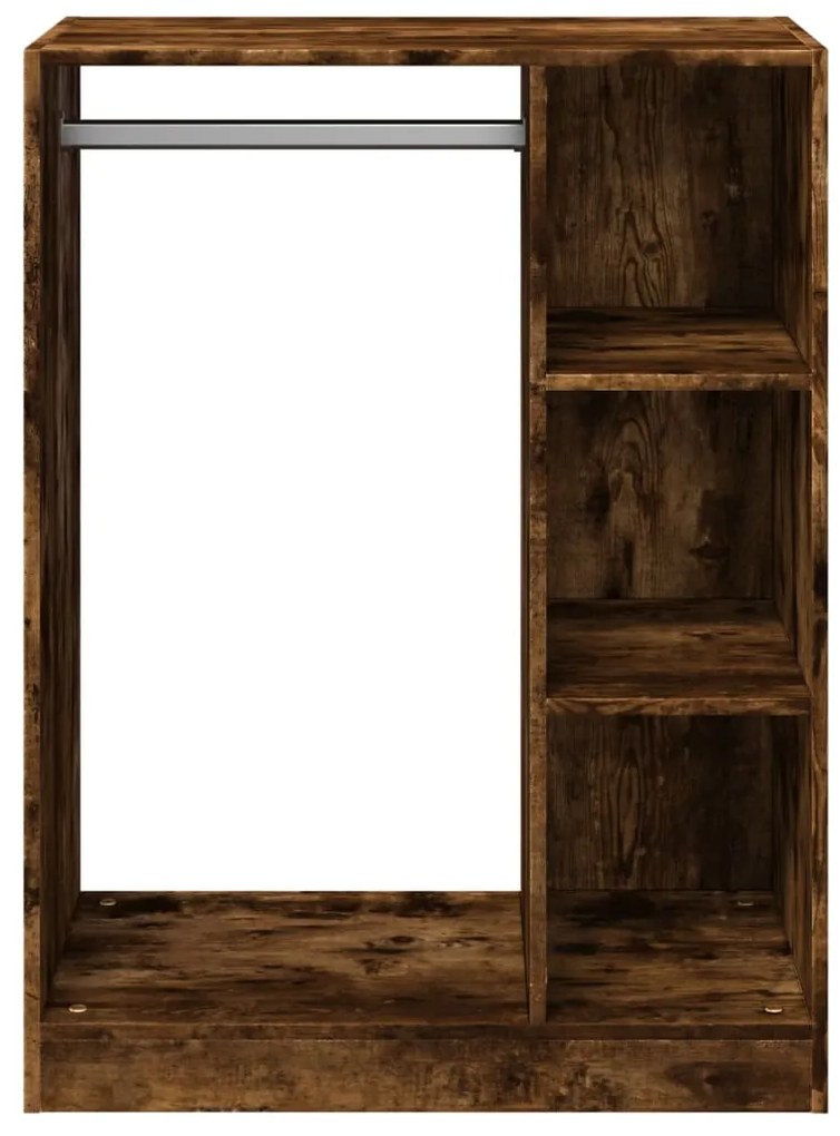 Roupeiro 77x48x102 cm derivados de madeira carvalho fumado