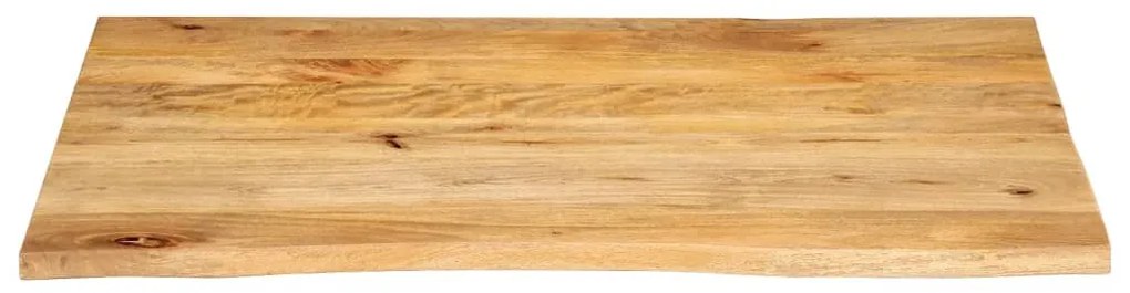 Tampo de mesa c/ borda viva 90x80x2,5 cm mangueira maciça