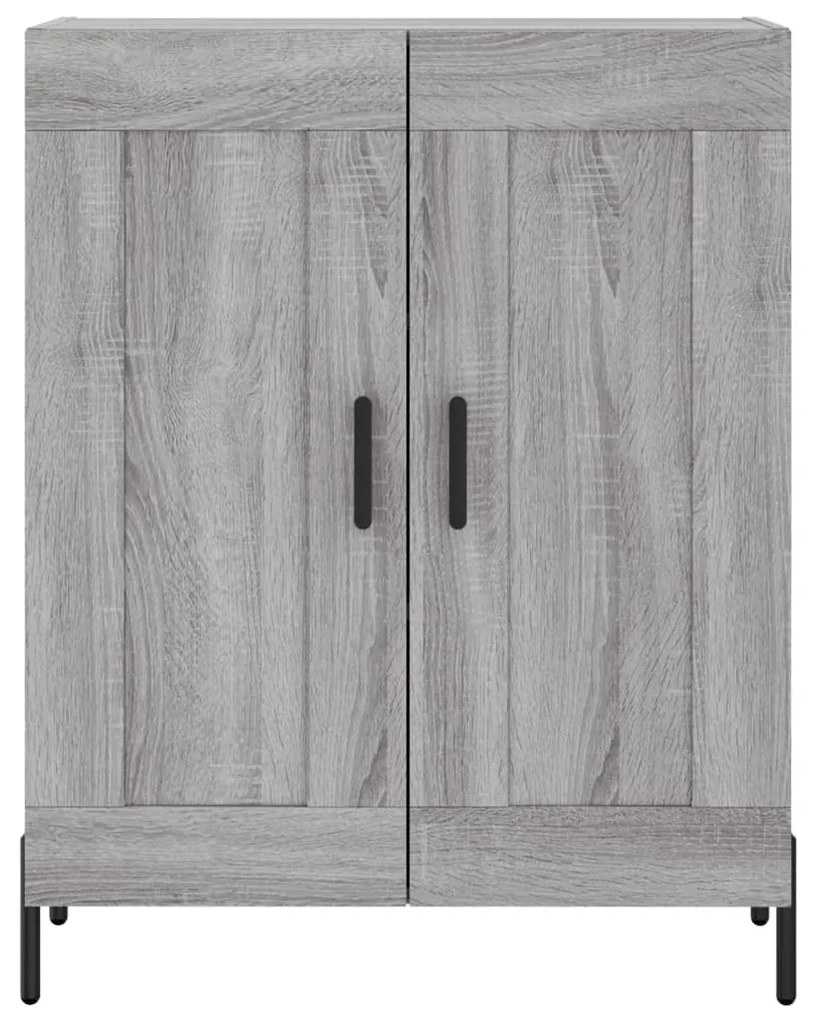 Armário alto 69,5x34x180 cm derivados de madeira sonoma cinza
