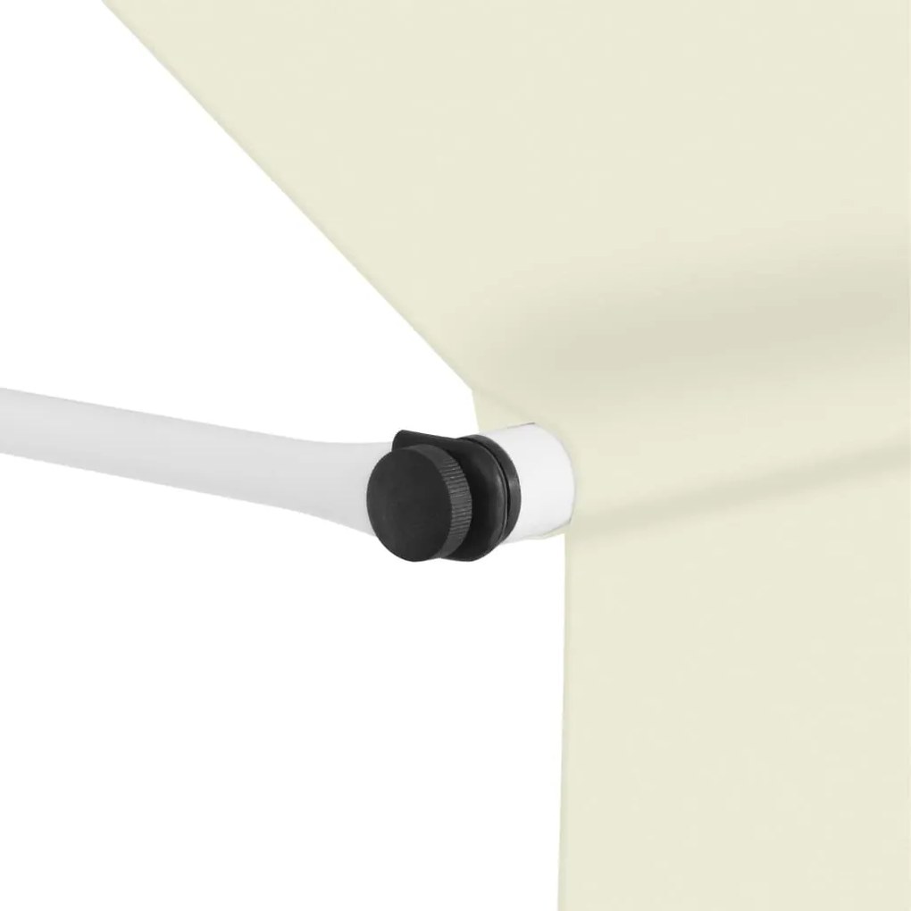 Toldo retrátil manual 250 cm creme