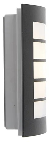 Candeeiro de parede exterior moderno preto IP44 - Miro Moderno