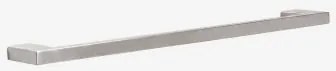 Toalheiro De Parede Com Barra ↔︎60 Cm Para Casa De Banho Em Aço Inoxidável Olvam Cinzento Escovado - Sklum