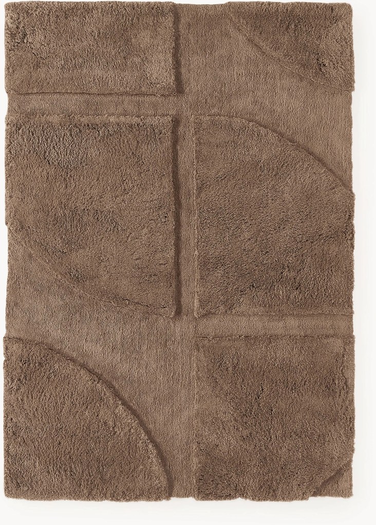 Tapete felpudo com relevo Jade