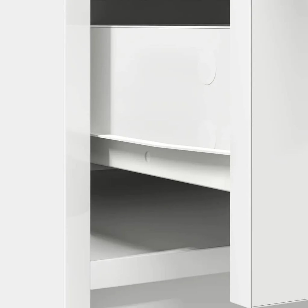 Aparador c/ gavetas e portas 70,5x34x74,5 cm branco