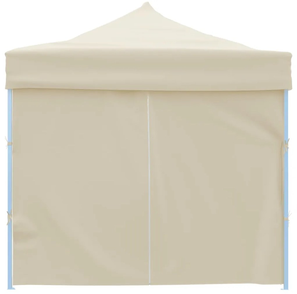Tenda para festas pop-up dobrável c/ 8 paredes 3x9 m creme
