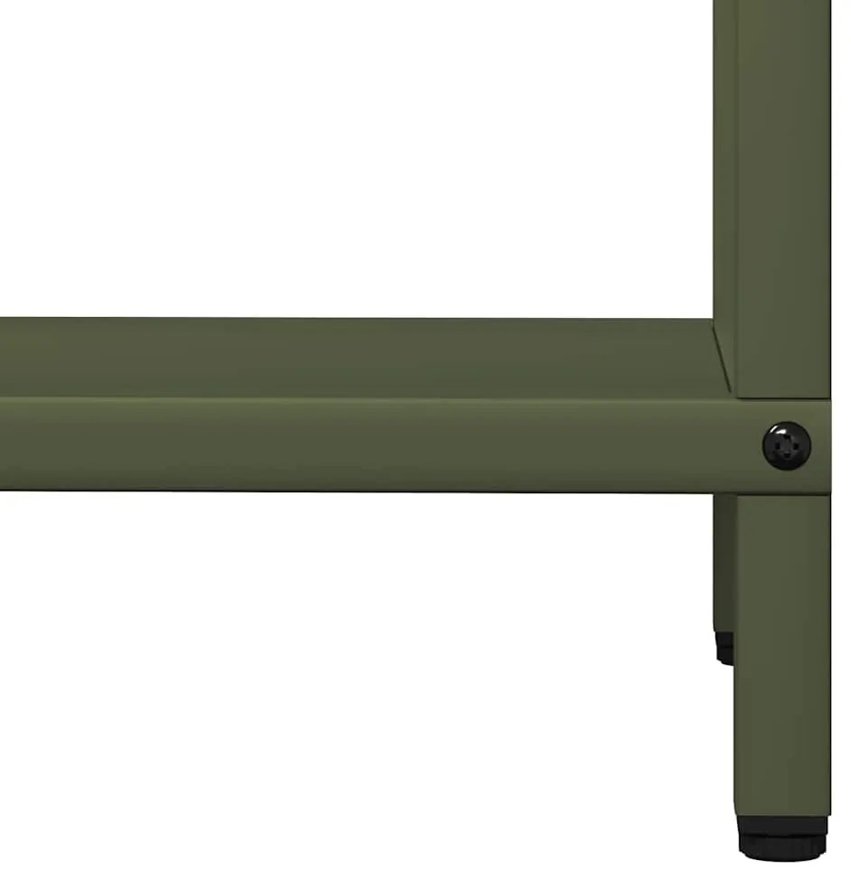 Suporte para lenha aço laminado a frio verde azeitona