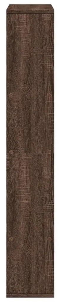 Estante 72x20x120 cm derivados de madeira carvalho castanho