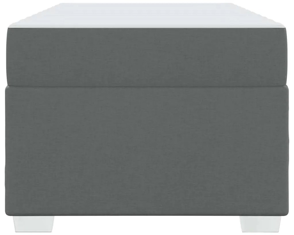 Estrutura da Cama Outros Cinzento escuro 90 x 190 cm tecido