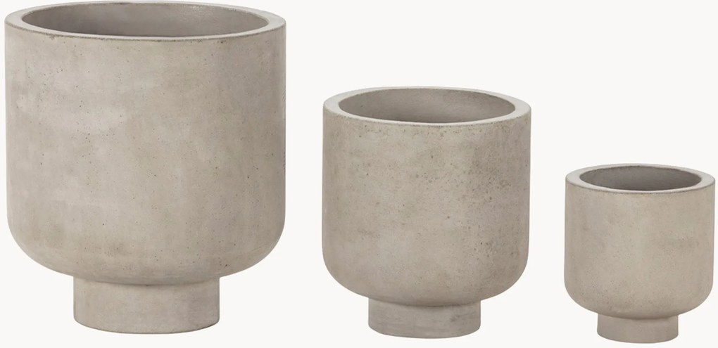 Vasos para jardim June, conjunto de 3