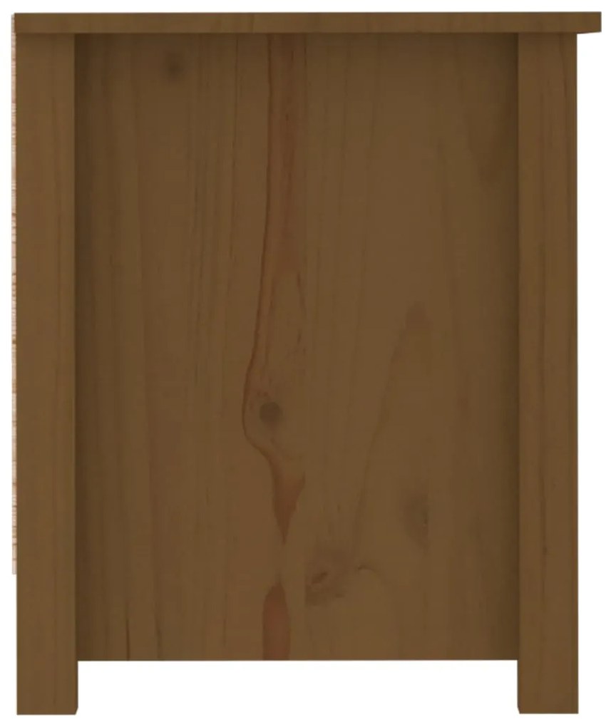 Sapateira 110x38x45,5 cm madeira de pinho maciça castanho mel