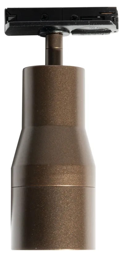 Foco Moderno Bronze Escuro para Sistema de Trilho Monofásico - Iconic Kohua