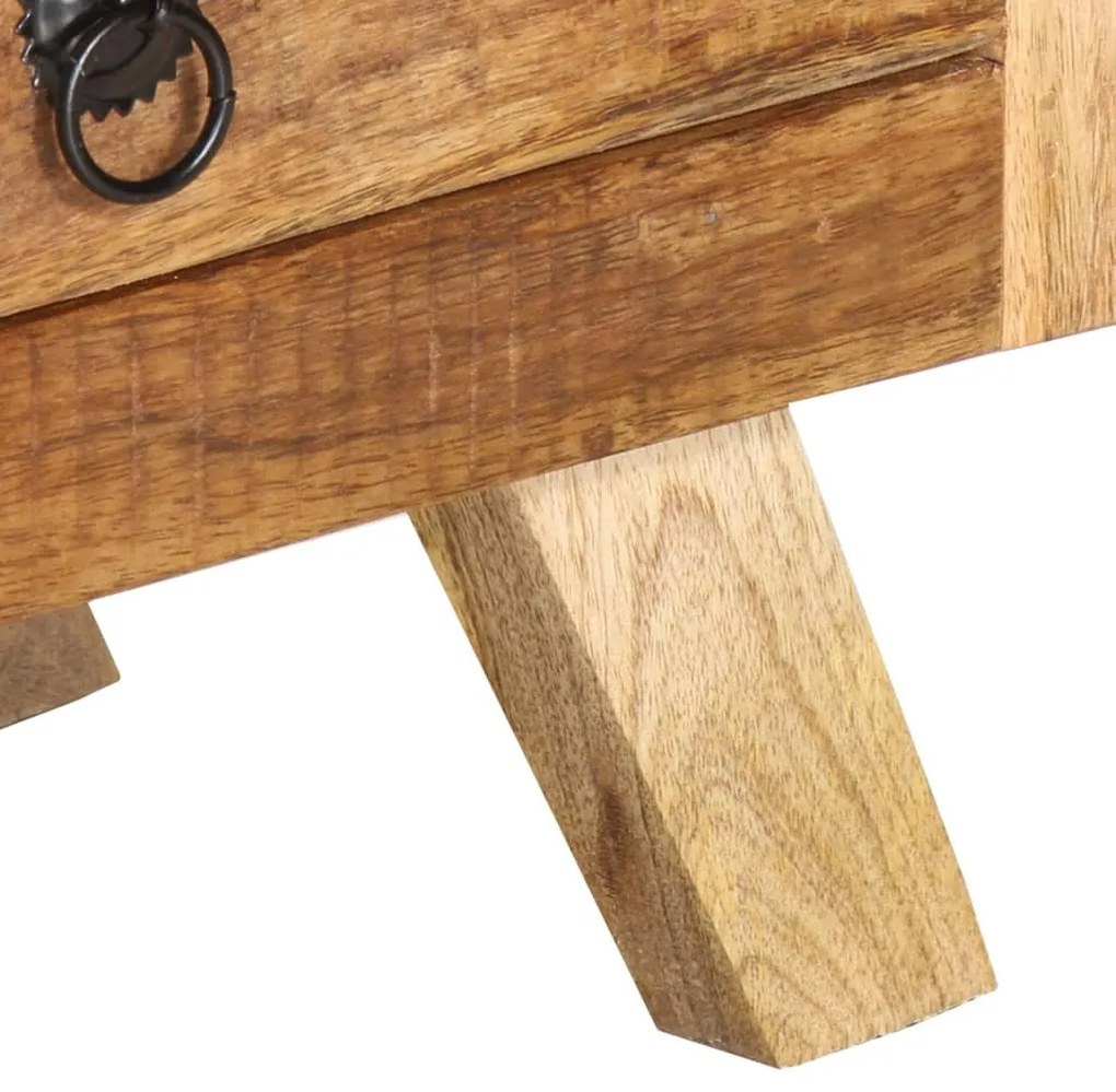 Móvel de TV 110x30x40 cm madeira de mangueira maciça
