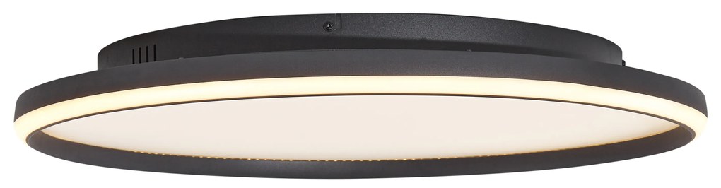 Plafon de design preto com branco incluindo LED com 3 níveis de dimerização - Xavi Design