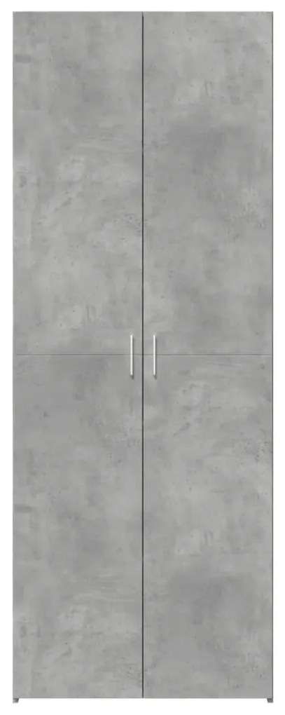 Armário alto 70x42,5x185 cm derivados madeira cinzento cimento