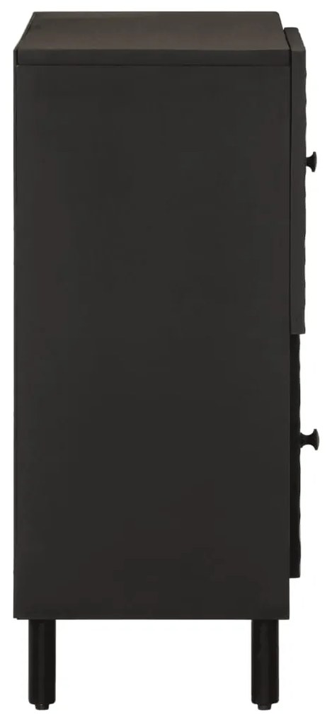 Móvel de apoio 80x33x75 cm madeira de mangueira maciça preto