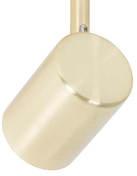 Candeeiro de teto moderno latão 3 luzes ajustáveis - Jeana Moderno