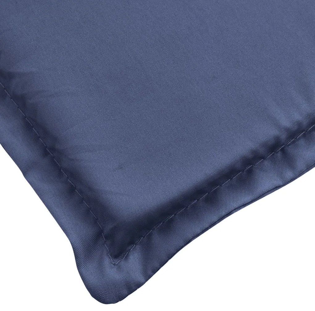 Almofadão de espreguiçadeira tecido oxford azul-marinho