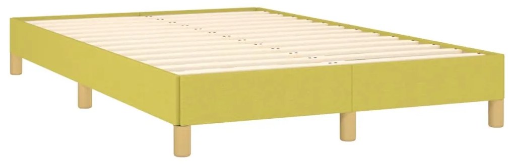 Estrutura de cama sem colchão 120x200 cm tecido verde