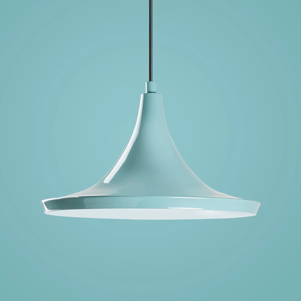 Candeeiro de Teto Tom – Turquesa – Ø30 h:20 cm