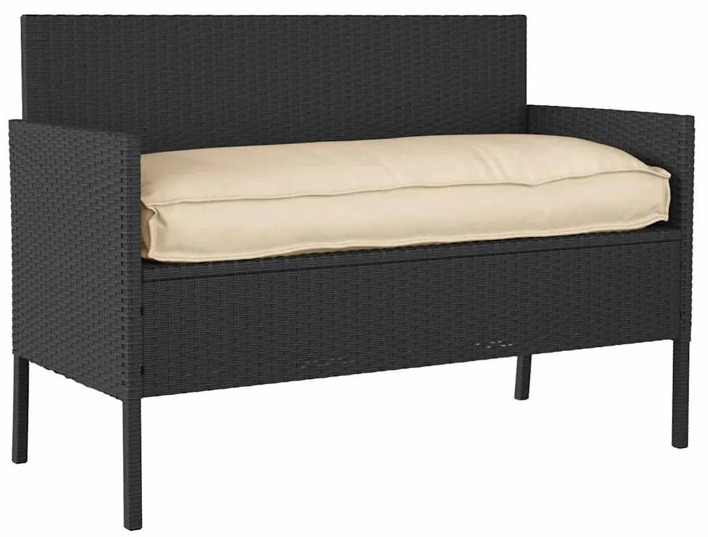 Almofada para Palete Bege 120 x 50 x 12 cm em Tecido Oxford