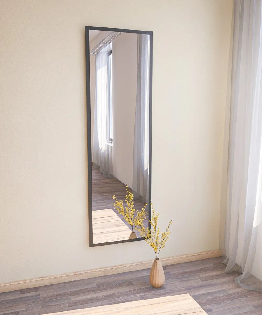 Espelho Tessa – Preto – 50 cm x 160 cm x 2,2 cm