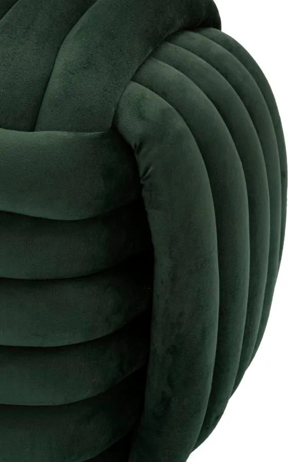 Puff Softy Green - Veludo Verde - 45 cm x 45 cm x 45 cm