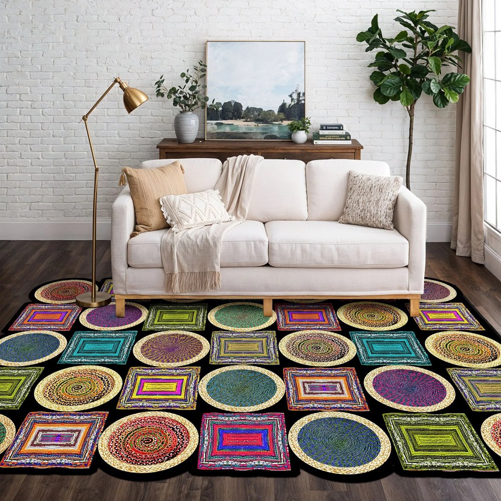 Tapete Hmnt959 – Multicolor – 60x100 cm | Tribo Home