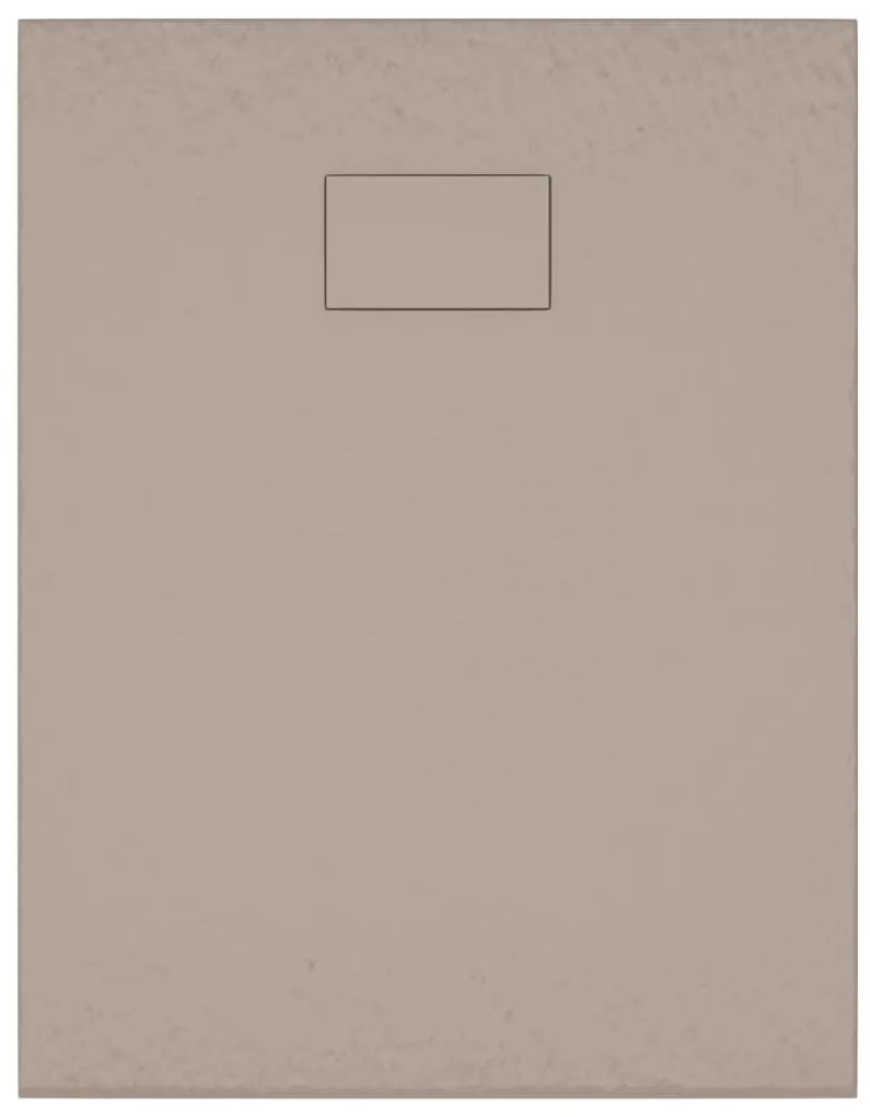 Base de chuveiro SMC 90x70 cm castanho