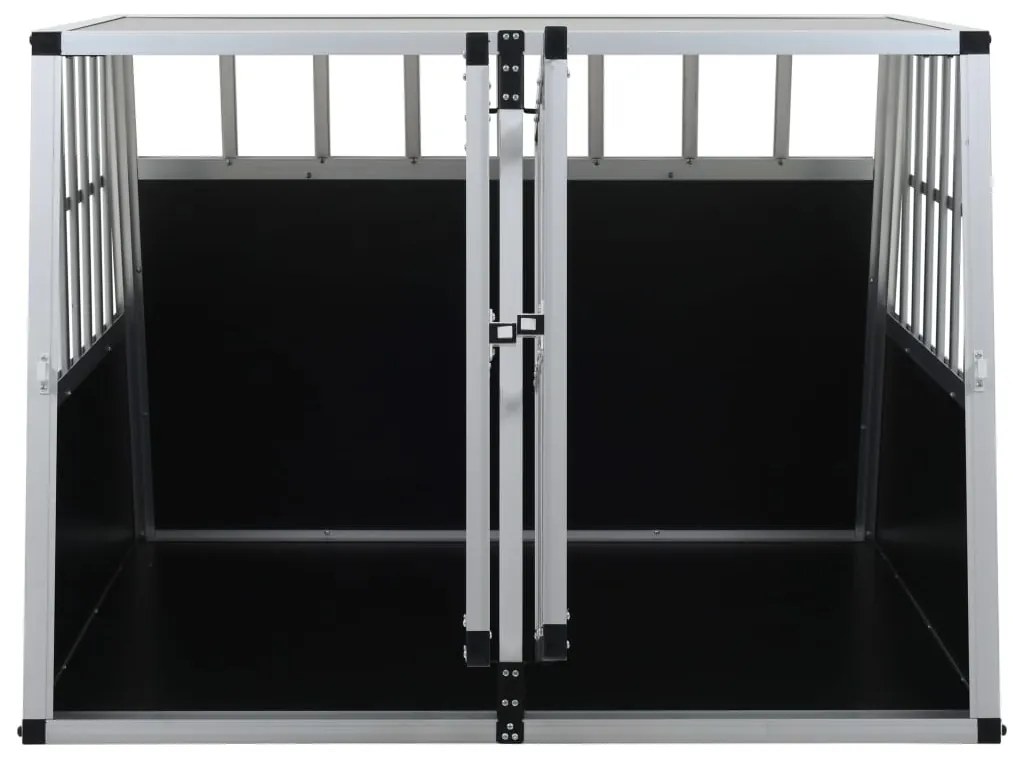 Transportadora para cães com porta dupla 94x88x69 cm