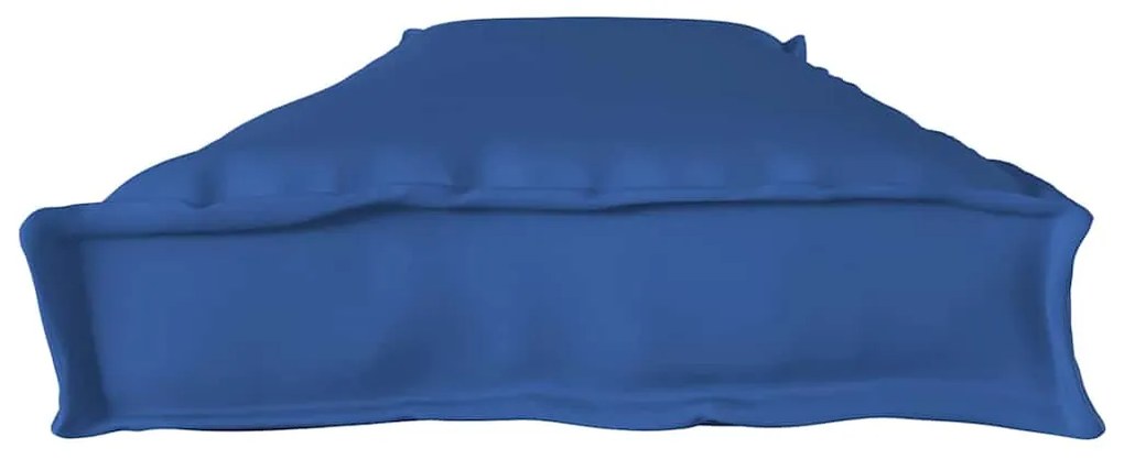 Almofada de Palete para Banco Azul Royal 180x40x8 cm Tecido Oxford