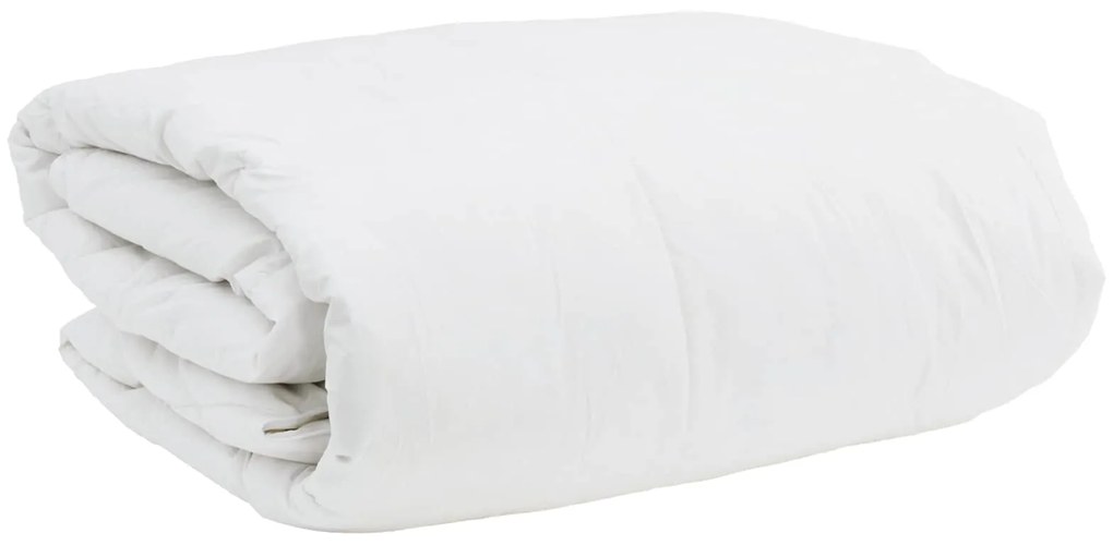 vidaXL Conjunto de Edredom com travesseiro 3 pcs Branco Pena de ganso