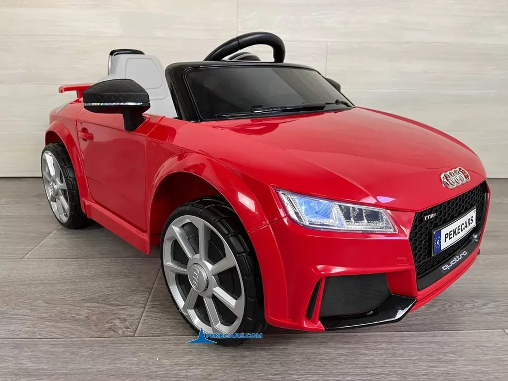 Carro elétrico para crianças AUDI TT RS 12V 2.4G Vermelho