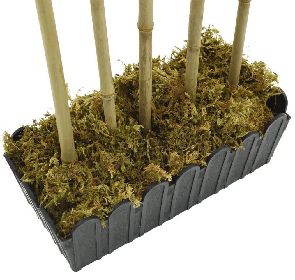 Árvore de bambu artificial 730 folhas 120 cm verde