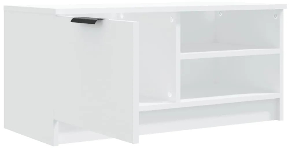 Móveis para TV 2 pcs 80x35x36,5 cm madeira processada branco