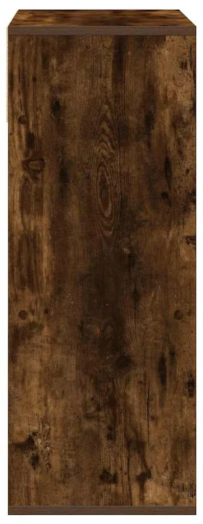 Estante carvalho fumado 66x31x80 cm derivados de madeira