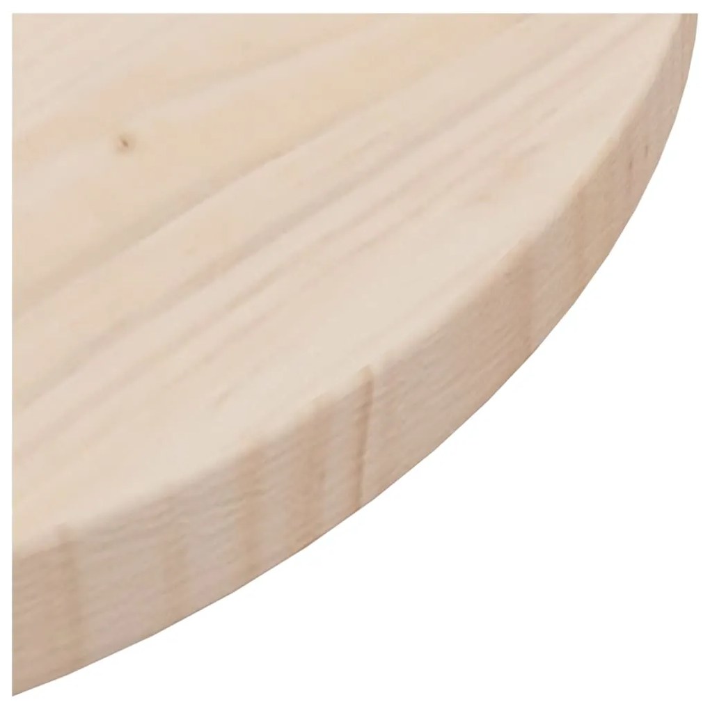 Tampo de mesa pinho maciço Ø40x2,5 cm
