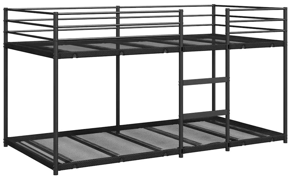 Beliche sem colchão 100x190 cm aço preto