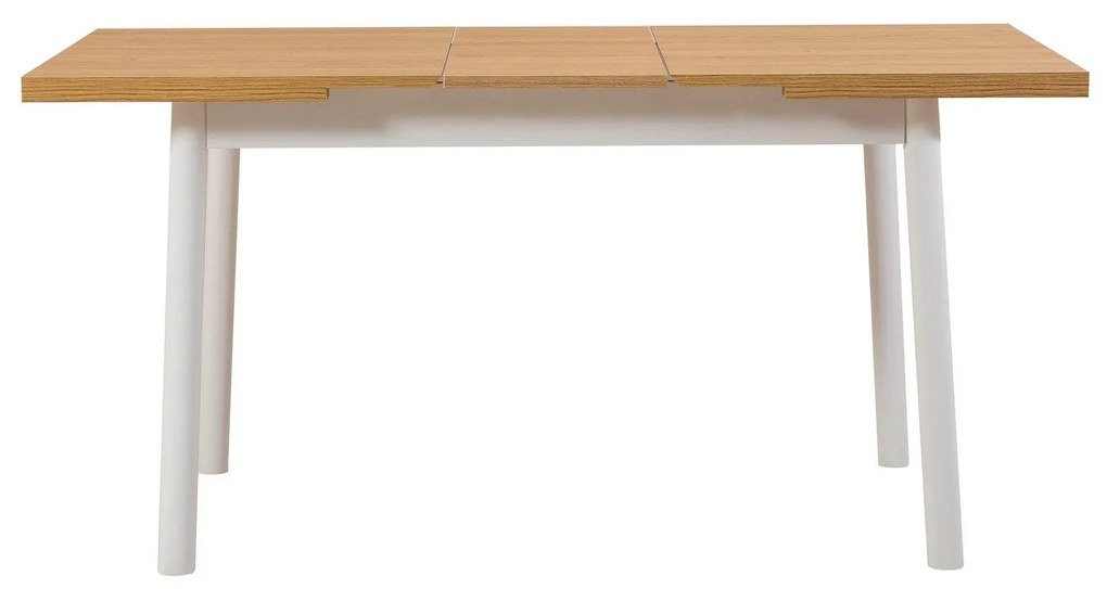 Mesa de Jantar Extensível Oliver – Branco – 120-153 x 77 x 75 cm