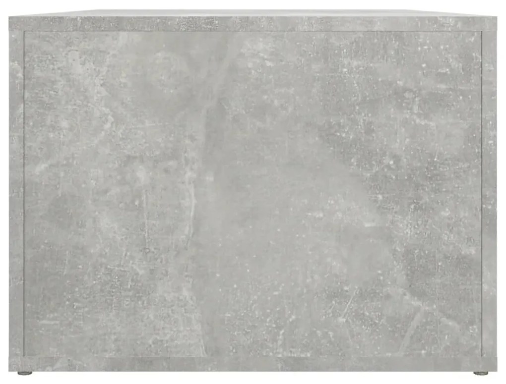 Mesa de centro 80x50x36 cm derivados madeira cinzento cimento