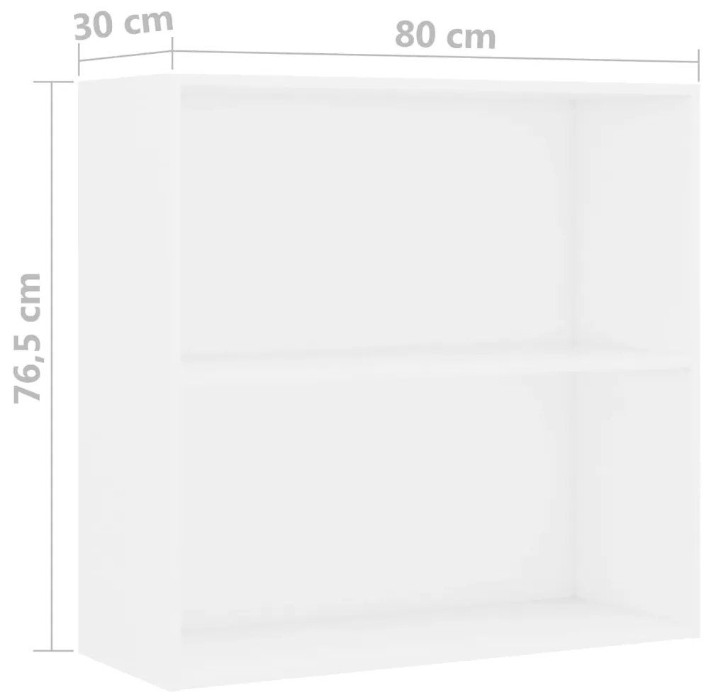 Estante 80x30x76,5 cm derivados de madeira branco